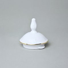 Lid for 1200 ml coffee / tea pot, Thun 1794, Carlsbad Porcelain, BERNADOTTE gold line