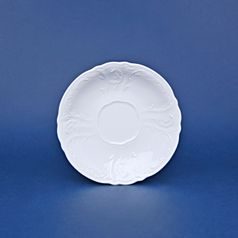 Saucer 16 cm, Thun 1794 Carlsbad porcelain, BERNADOTTE white