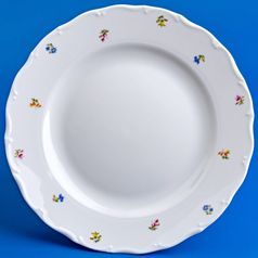 Dish round flat 30 cm (club plate), Ophelie Hazenka, Moritz Zdekauer 1810