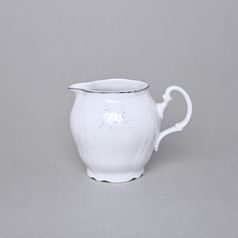 Creamer 250 m l, Thun 1794 Carlsbad porcelain, BERNADOTTE frost, Platinum line