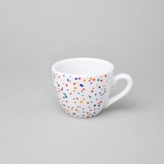 Cup 150 ml Milada, colour dots, Český porcelán a.s.
