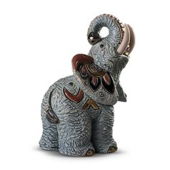 De Rosa - Slon Samburu, keramická figurka, De Rosa Montevideo