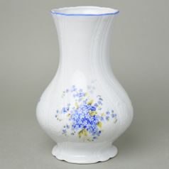 Váza 23 cm, Thun 1794, karlovarský porcelán, BERNADOTTE pomněnka