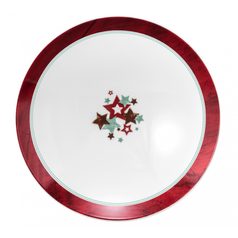 Plate deep/paste plate 23 cm, LIFE Christmas, Seltmann porcelain