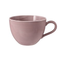Beat old rose: Breakfast / milk cup 350 ml, porcelain Seltmann