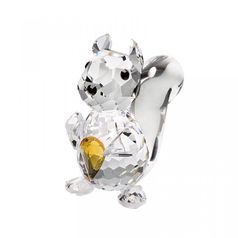 Miniature - squirrel 28 x 28 mm, Crystal Gifts and Decoration PRECIOSA