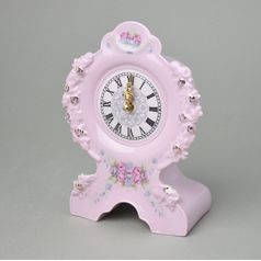 Clock 20 cm, Rita, Rose China Chodov