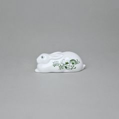 Hare laying 10 cm, Original Green Onion pattern