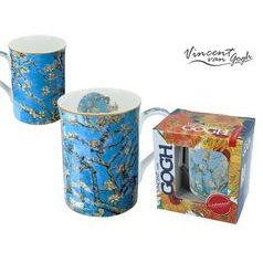 Mug 360 ml, V. van Gogh, Almond tree, Carmani fine bone china