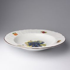 Fruit: Plate - deep 23 cm, Thun 1794, karlovarský porcelán, BERNADOTTE