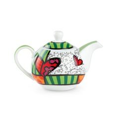 Teapot Britto Heart 470 ml, porcelain, EGAN
