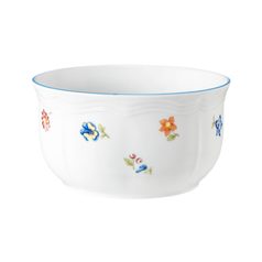 Musli bowl 15 cm, Sonate 34032 flowers, Seltmann porcelain