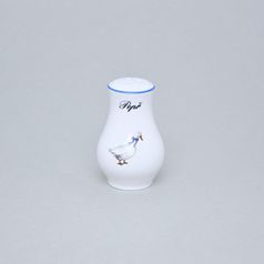 Pepper shaker 7,5 cm, Český porcelán a.s., Goose