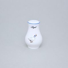 Pepper shaker 7,5 cm, Český porcelán a.s., Goose