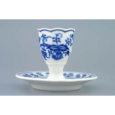 Egg cup with stand 7,5 cm, Original Blue Onion Pattern