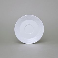 Saucer 135 mm, Lea white, Thun 1794 Carlsbad porcelain