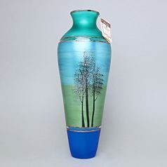Studio Miracle: Vase - Jungle, 38 cm, Hand-decorated by Vlasta Voborníková