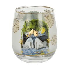 Wind light Al Chiaro di Luna 8.5 / 8.5 / 9.5cm, Glass, Cats Goebel R. Wachtmeister