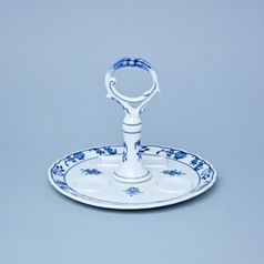 Tray flat with key 21 cm (for salt/pepper shakers and toothpick dose), Original Blue Onion Pattern