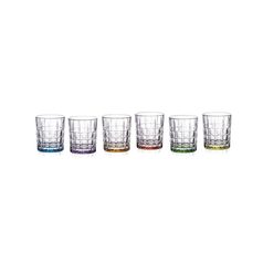 Crystal Tumbler set whisky Diplomat - Colours 6 pcs, 320 ml, Aurum Crystal