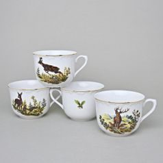 Cup (mug) R 0,25 l, Hunting, 4 pcs., Cesky porcelan a.s.