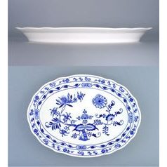 Plate oval 35 cm, Original Blue Onion Pattern