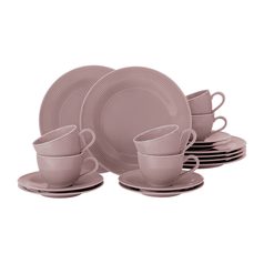 Beat old rose: Coffee set 18 pcs., porcelain Seltmann