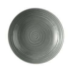 Terra PEARL GREY: Talíř hluboký 21 cm, porcelán Seltmann