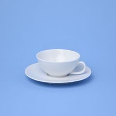 Cup 0,14 l tea and saucer 13,5 cm, Life 00003, Seltmann Porcelain