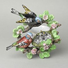 Chaffinch's nest 22 cm, Saxe, Porcelain figurines Duchcov Royal Dux
