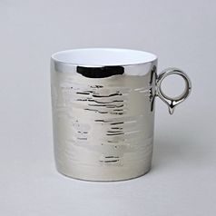 RESET, Mug /cup tea 370 ml, Titanium Platinum, Český porcelán a.s.