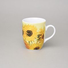 Mug Eva 310 ml, Goghovi slunečnice, Thun 1794, karlovarský porcelán