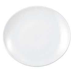 Plate oval flat 29 cm, Modern Life UNI white, Seltmann Porcelain