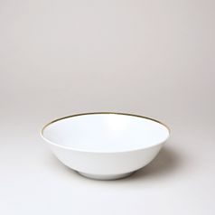 Opál zlatý pásek: Miska 16 cm, Thun 1794, karlovarský porcelán