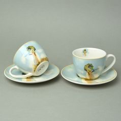 Cup 250 ml + saucer 150 mm, 2 pcs. C. Monet, porcelain DuoGifts