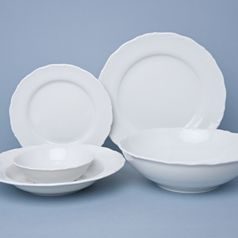 Dinner set 25 pcs., Ophelie white, Thun 1794