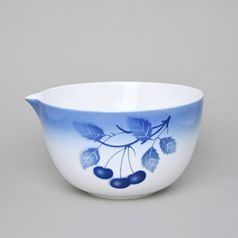 Mísa kulatá s nálevkou 2,7 l, 22 cm, Thun 1794, karlovarský porcelán, BLUE CHERRY