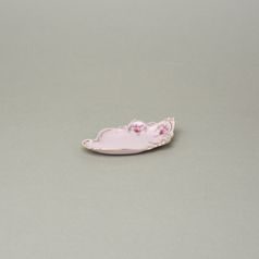 Mistička přílohová mini 6,3 cm, Lenka 563, Růžový porcelán z Chodova