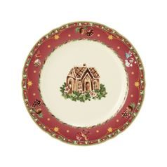 Plate dessert 17 cm, Marie-Luise 65007 Christmas nostalgia, Seltmann porcelain