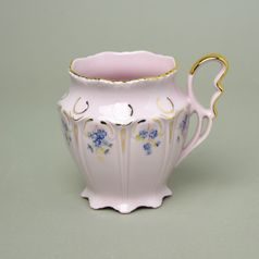 Hrnek 320 ml, Lenka II 247p, pomněnky, Růžový porcelán z Chodova