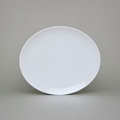 Plate dessert 21 cm, Thun 1794 Carlsbad porcelain, Loos white