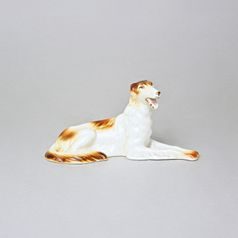 Greyhound 19 x 7,5 x 9,5 cm, Luxor, Porcelain Figures Duchcov