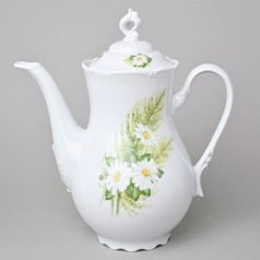 Konev kávová 1,2 l, Thun 1794, karlovarský porcelán, CONSTANCE 80262 kopretiny