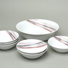 Compot set for 6 persons, Thun 1794 Carlsbad porcelain, SYLVIE 80382