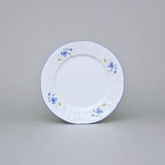 Plate dessert 17 cm, Thun 1794, karlovarský porcelán, BERNADOTTE forget-me-not