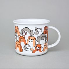 Hrnek Tina velký 380 ml, Pejsci, Český porcelán a.s.