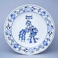 Plate dining 24 cm, Aquarius, (wall plate too), Original Blue Onion Pattern