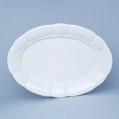 Platter oval 36 cm, Benedikt white, G. Benedikt 1882