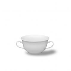 Soup cup 300 ml 2 handles, Thun 1794, karlovarský porcelán, NATÁLIE white