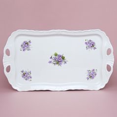 Tray Aida 45 x 25 cm s uchy, Violet, Cesky porcelan a.s.